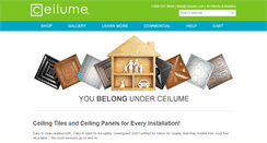 Desktop Screenshot of ceilume.com